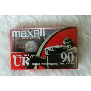 Maxell Normal Bias UR 90 Minutes Blank Audio Cassette Tape NEW